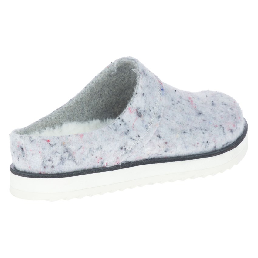 Sabots Merrell Juno Clog Wool Blanche Femme | L.A.EMAU